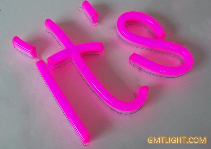 flexible neon led lights letters lamp