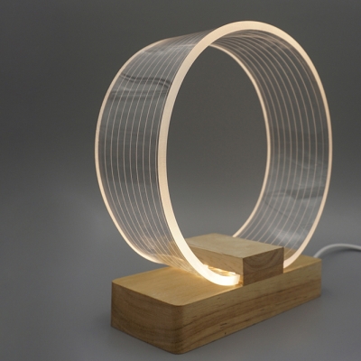 Circle shape Nordic LED night light with soft light (20pcs/lot)