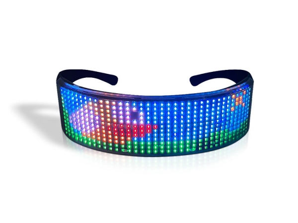 DIY display colorful light pattern eyeshade glasses (No.LFG-S50)