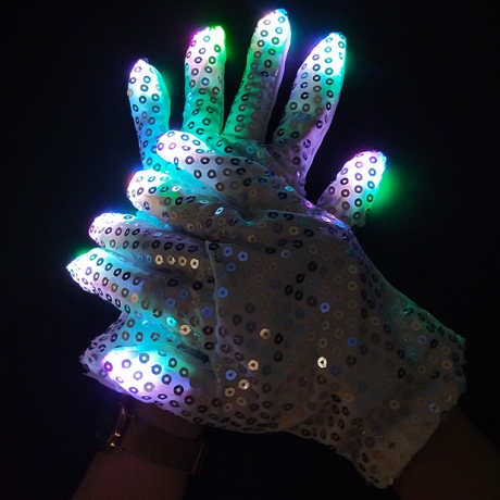 ​Halloween decoration creative design LED luminous gloves (G-02)