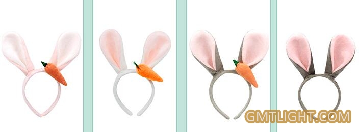 judy rabbit with 3d radish hair band decoration