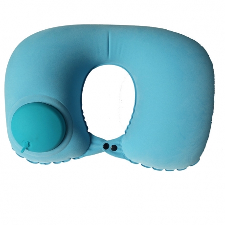 Air travel favor PVC push-type portable inflatable pillow (IP-001)