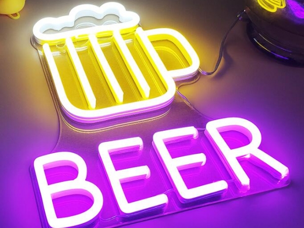 Customization of LED light neon characters and neon signs