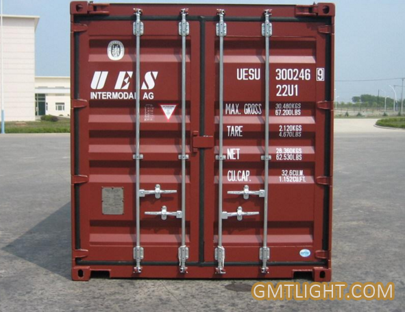 specifications of standard containers