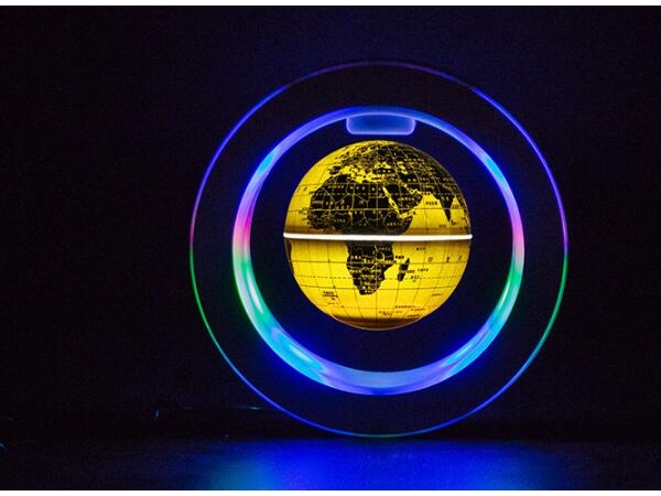 6 inch blue light magnetic levitation luminous globe