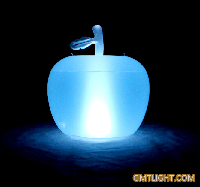 large sized inflatable luminous apple