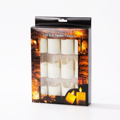LED flickering effect light up candle 12pcs packed per color box (60 boxes/ctn)