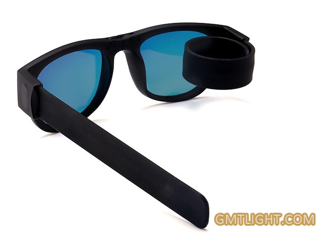 sunglasses with crimpable legs