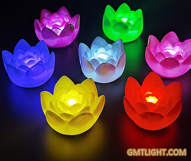 lotus shaped mini lamp