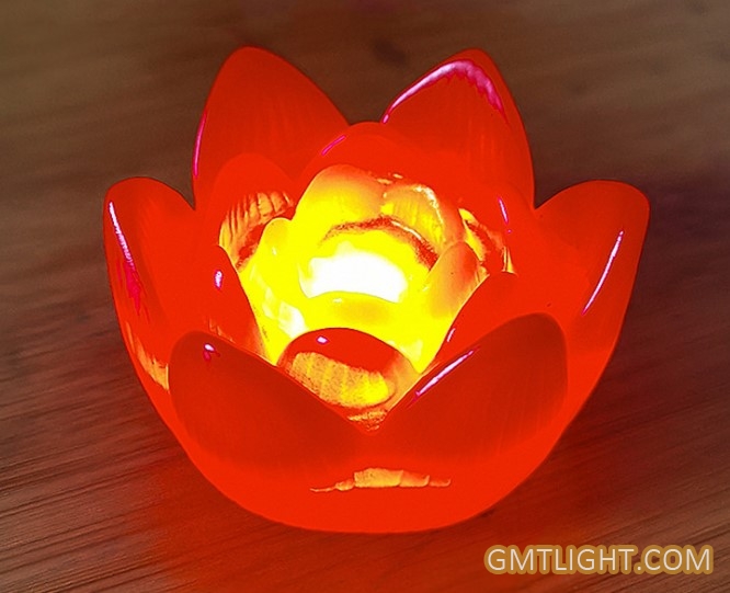 lotus shaped mini lamp