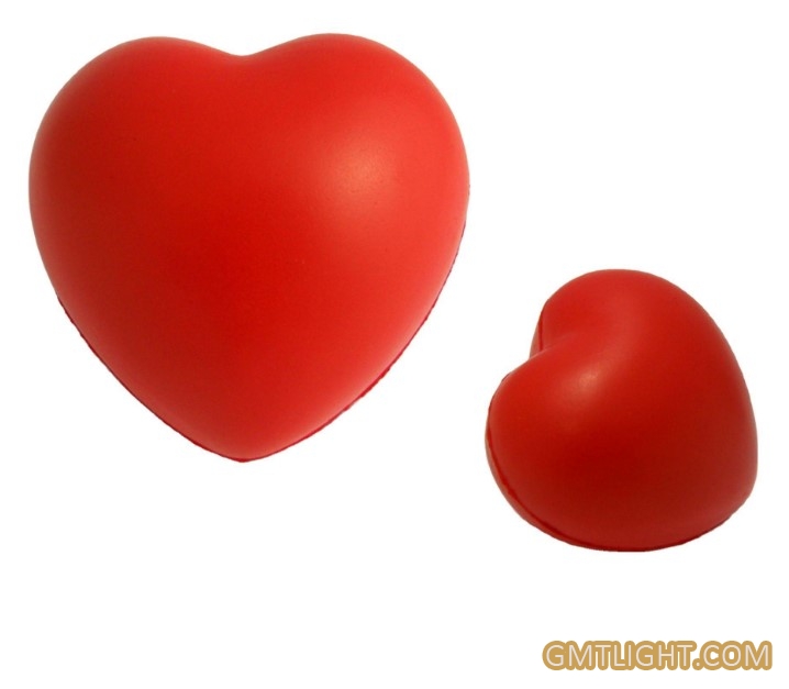 heart shape pu grip ball
