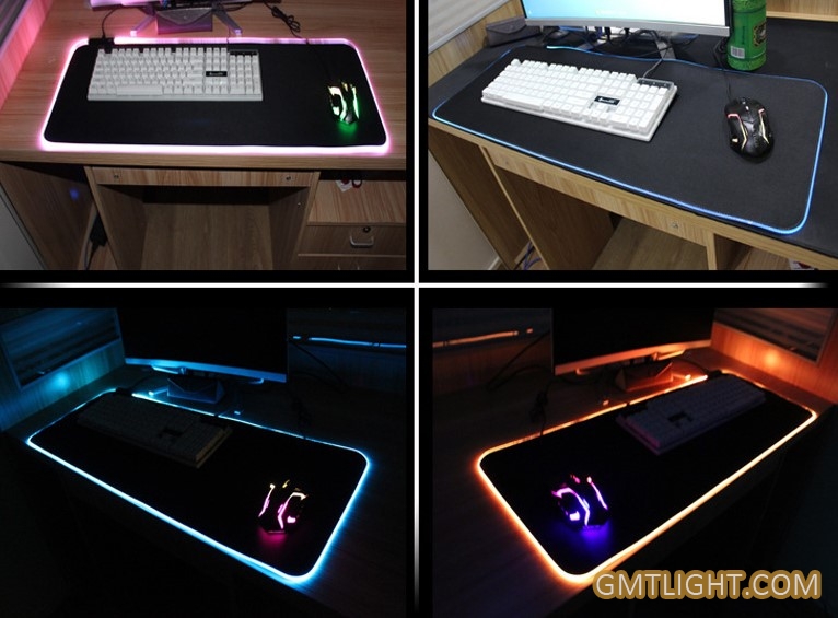 luminous keyboard pad mouse pad