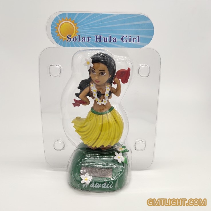 solar swing hula girl
