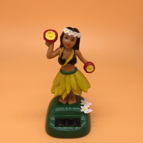 Solar energy Hawaii girl solar swing hula girl