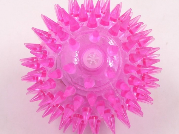Pet toys light emitting sound toothed flash ball