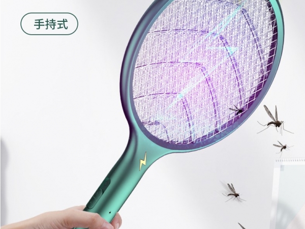 2in1 rechargeable electric mosquito killing racket swatter and lamp