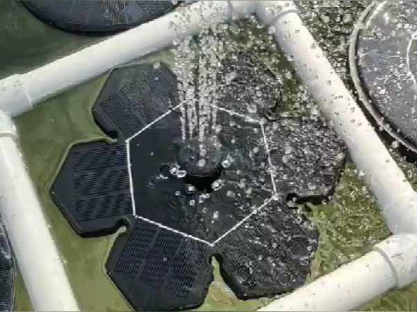 Solar powered fountain