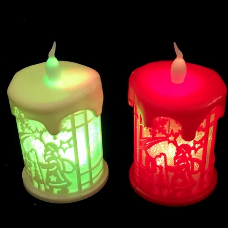 New version electronic candles for Christmas