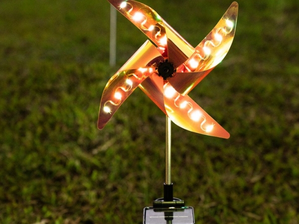 solar light windmill lamp