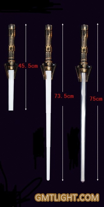 safe and length retractable flash sword