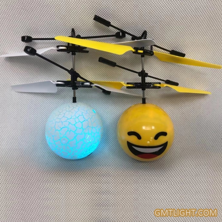 induction flying ball with propeller used to promote gifts
