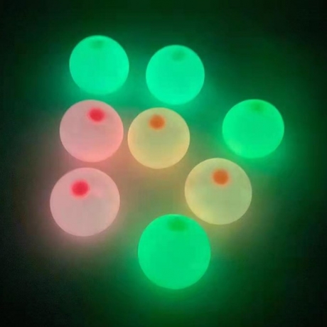 Luminous glow target ball and light sticky wall ball as leisure toys