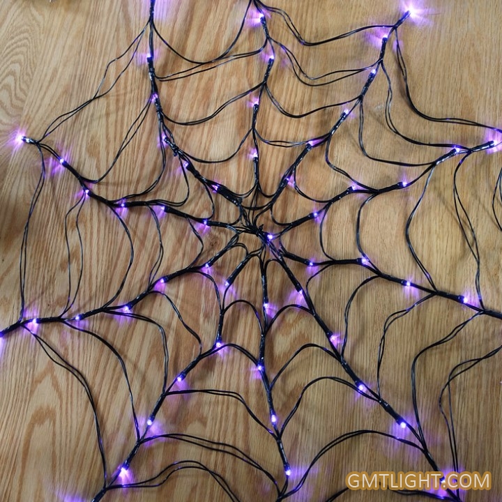 Spider web lamp