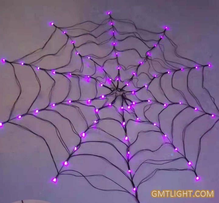 Spider web lamp