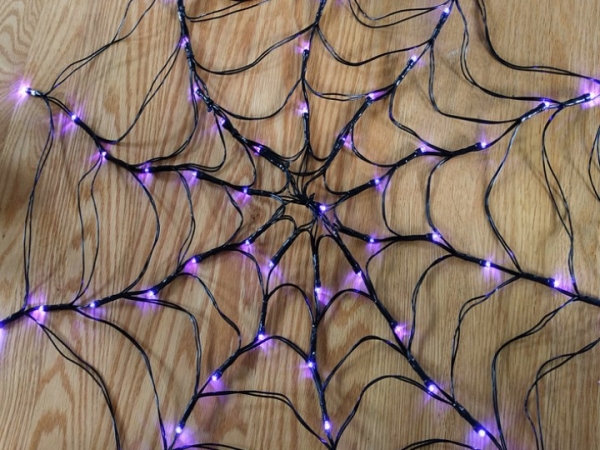 Spider web lamp for Halloween Decoration