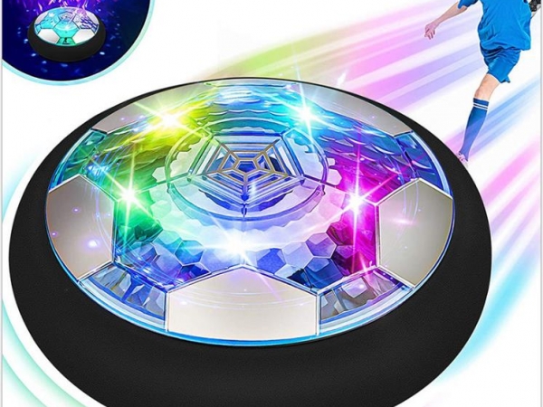 Parent child entertainment for indoor floor suspended LED flash football