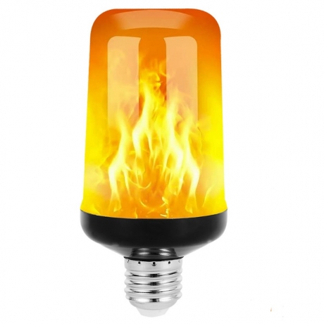 Led flame lamp for winter and christmas decoration