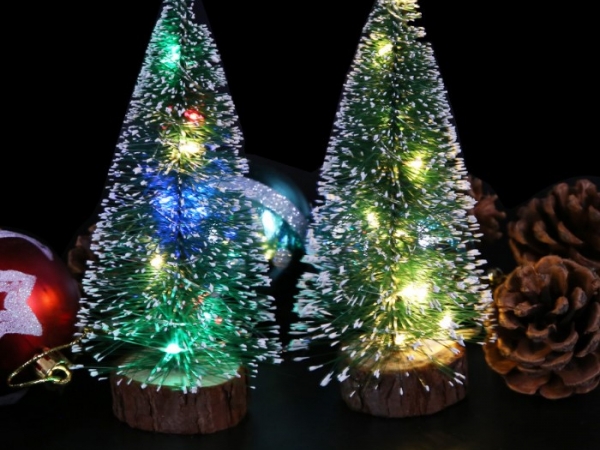 Desktop Mini LED luminous light Christmas tree