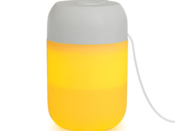 Simple design mini size warm color LED light humidifier (No.JS-X26)