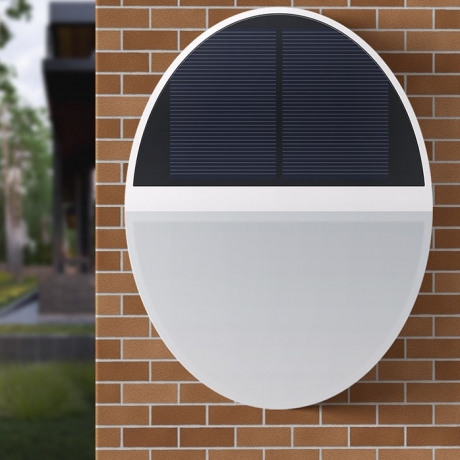 New microwave induction switch solar wall lamp