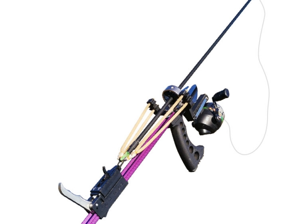Rod shape stable positioning outdoor slingshot fishing set (No.SLS-F005)