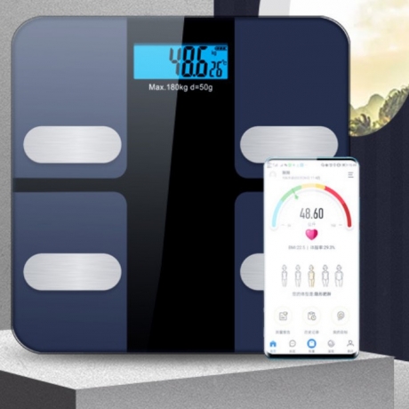 Bluetooth connected mobile phone electronic scale intelligent household weighing body fat scale