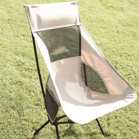Outdoor portable folding chair made of high-density Oxford cloth