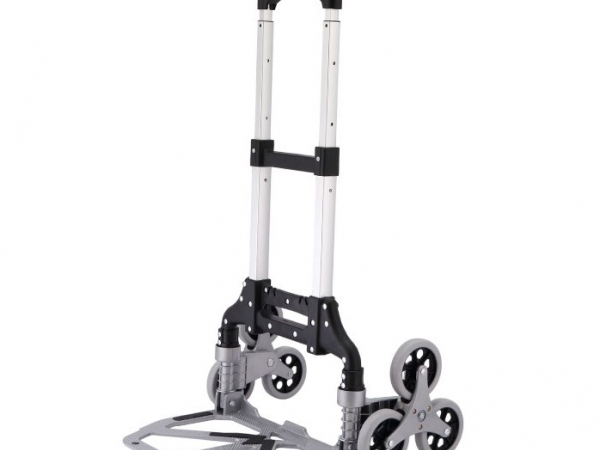 foldable & easy storage 6-wheel small trolley that can climb the steps