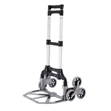 foldable & easy storage 6-wheel small trolley that can climb the steps