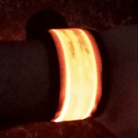 Special reflective material led armband for cycling or riding