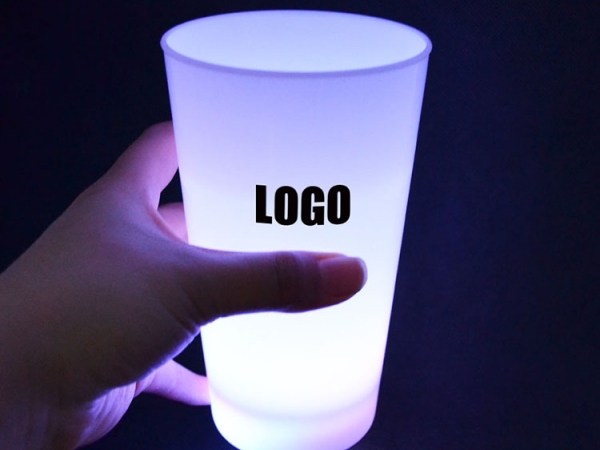 Colorful LED flashing color changing food grade material drinking cup (No.GFE-0801)