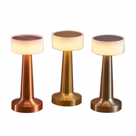 Light ring shape metal material light mode adjustable pub table decorative lamp (No.ML-A13)