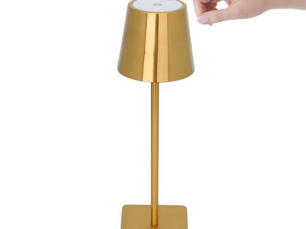 Modern design metal lampshade touch control light mode adjustable table light (No.ML-A20)