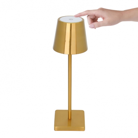 Modern design metal lampshade touch control light mode adjustable table light (No.ML-A20)