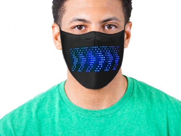 APP control full-color display LED luminous light mask
