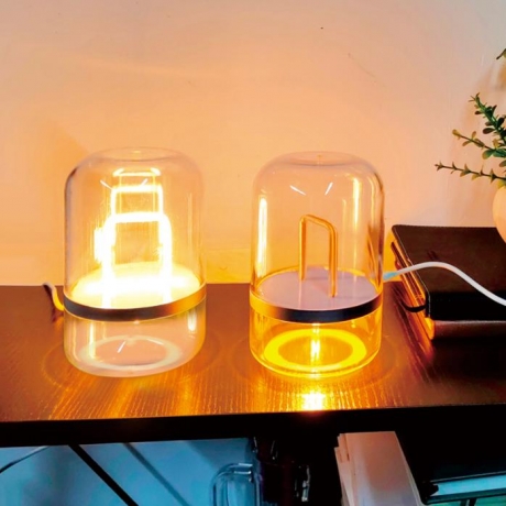 Couples remote interaction induction lamp as gift of Valentine's Day