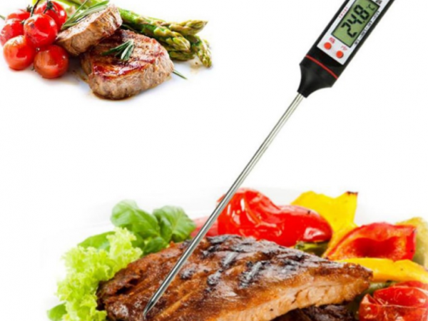 High-precision electronic digital thermometer for barbecue food
