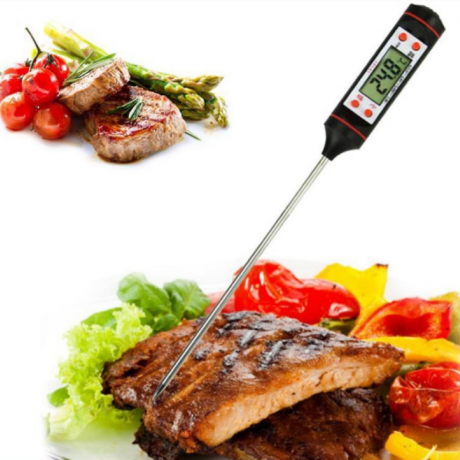 High-precision electronic digital thermometer for barbecue food