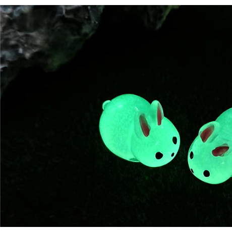 Glow in the dark lovely rabbit ornaments
