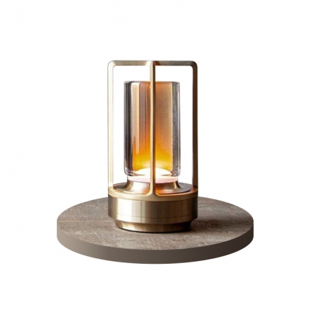 Industrial style light color adjustable metal shell acrylic lamp table decorative light (No.ML-A27)